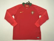 2018 World Cup Portugal Home LS Soccer Jersey