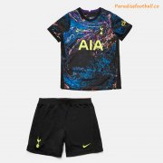 2021-22 Tottenham Hotspur Kids Away Soccer Kits Shirt With Shorts