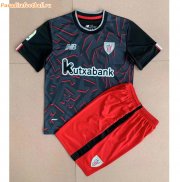 Kids Athletic Bilbao 2022-23 Away Soccer Kits Shirt With Shorts