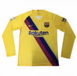 2019-20 Barcelona Long Sleeve Away Soccer Jersey Shirt