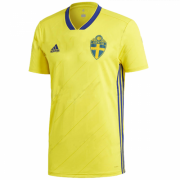 2018 World Cup Sweden Home Soccer Jersey