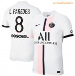 2021-22 Maillot PSG Extérieur Away Soccer Jersey Shirt with L.Paredes 8 printing