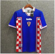1998 Croatia Retro Away Soccer Jersey Shirt