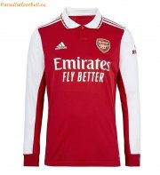 2022-23 Arsenal Long Sleeve Home Soccer Jersey Shirt