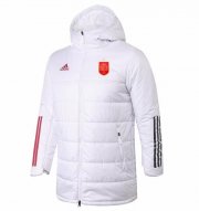 2022 FIFA World Cup Spain White Cotton Jacket