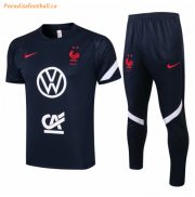 2021-22 France Navy Training Kits Shirt and Pants