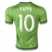 2015-16 Seattle Sounders PAPPA #10 Home Soccer Jersey