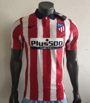 2020-21 Atletico Madrid Home Soccer Jersey Shirt Player Version