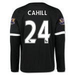 2015-16 Chelsea CAHILL #24 LS Third Soccer Jersey