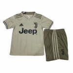 Kids Juventus 2018-19 Away Soccer Shirt With Shorts