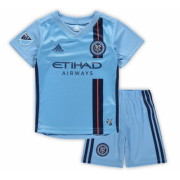 Kids New York City 2019-20 Home Soccer Shirt With Shorts
