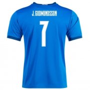 2020 Iceland Home Soccer Jersey Shirt JÓHANN BERG GUDMUNDSSON #7