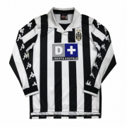 1999-2000 Juventus Retro Home Long Sleeve Soccer Jersey Shirt
