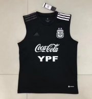 2022-23 Argentina Black Pre-Match Vest Training Shirt