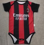 2020-21 AC Milan Home Infant Soccer Jersey Kit
