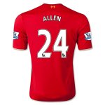 2015-16 Liverpool ALLEN #24 Home Soccer Jersey
