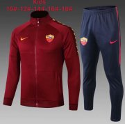 Kids 2019-20 Roma Burgundy Jacket and Pants Training Kits