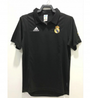 2002-03 Real Madrid Retro Champions League Black Away Soccer Jersey Shirt