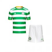 Kids Celtic 2020-21 Home Soccer Kits Shirt With Shorts