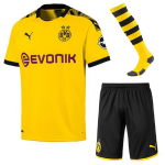 2019-20 Borussia Dortmund Home Soccer Jersey Whole Kit (Shirt + Shorts + Socks)