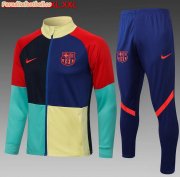 2021-22 Barcelona Color Mixing Training Kits Jacket with Pants
