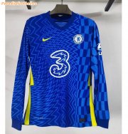 2021-22 Chelsea Long Sleeve Home Soccer Jersey Shirt Player Version