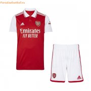 2022-23 Arsenal Kids Home Soccer Kits Shirt With Shorts