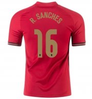 2020 EURO Portugal Home Soccer Jersey Shirt RENATO SANCHES #16