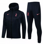 2021-22 Tottenham Hotspur Black training Kits Hoodie Jacket with Pants