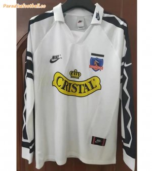 1995 Colo-Colo Retro Long Sleeve Home Soccer Jersey Shirt