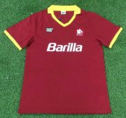 1989-90 Roma Retro Home Soccer Jersey Shirt