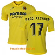 2020-2021 Villarreal Home Soccer Jersey Shirt Paco Alcacer #17