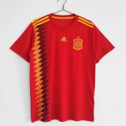 2018 Spain Retro Home Soccer Jersey Shirt