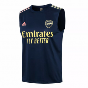 2021-22 Arsenal Navy Wide-Back Vest Soccer Jersey Shirt