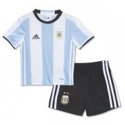 Kids Argentina 2016 Home Soccer Shirt With Shorts