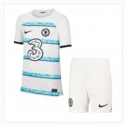 Kids 2022-23 Chelsea Away Soccer Kits Shirt with Shorts