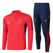 2022-23 Ajax Red Training Kits Sweatshirt with Pants