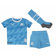 Kids Olympique de Marseille 2019-20 Away Soccer Full Kits (Shirt + Shorts + Socks)