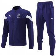 2022-23 Marseille Navy Training Kits Jacket with Pants
