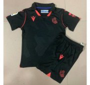 Kids Real Sociedad 2020-21 Away Black Soccer Kits Shirt With Shorts