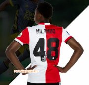 2021-22 Feyenoord Home Soccer Jersey Shirt with Milambo 48 printing