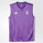 2016-17 Real Madrid Purple Vest Sleeveless Soccer Shirt