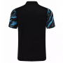 2021-22 Marseille Black Blue Polo Shirt