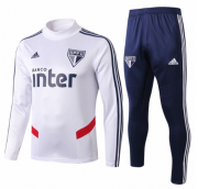 2019-20 Sao Paulo White Sweater Training Kits with Pants