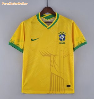2022-23 Brazil Yellow Special Soccer Jersey Shirt