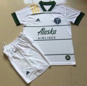 Kids Portland Timbers 2020-21 Away Soccer Kits Shirt With Shorts