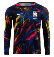 2022 FIFA World Cup South Korea Long Sleeve Away Soccer Jersey Shirt