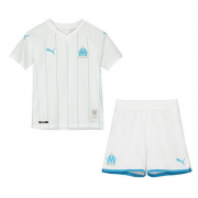 Kids Olympique de Marseille 2019-20 Home Soccer Shirt With Shorts