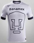 2015-16 UNAM Third Soccer Jersey White