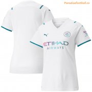 2021-22 Manchester City Women Away Soccer Jersey Shirt